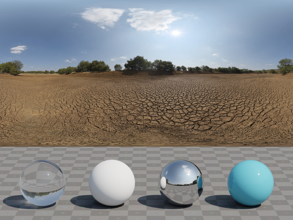 HDRI – Dry Cracked Lake – outdoor - thumbnail 3