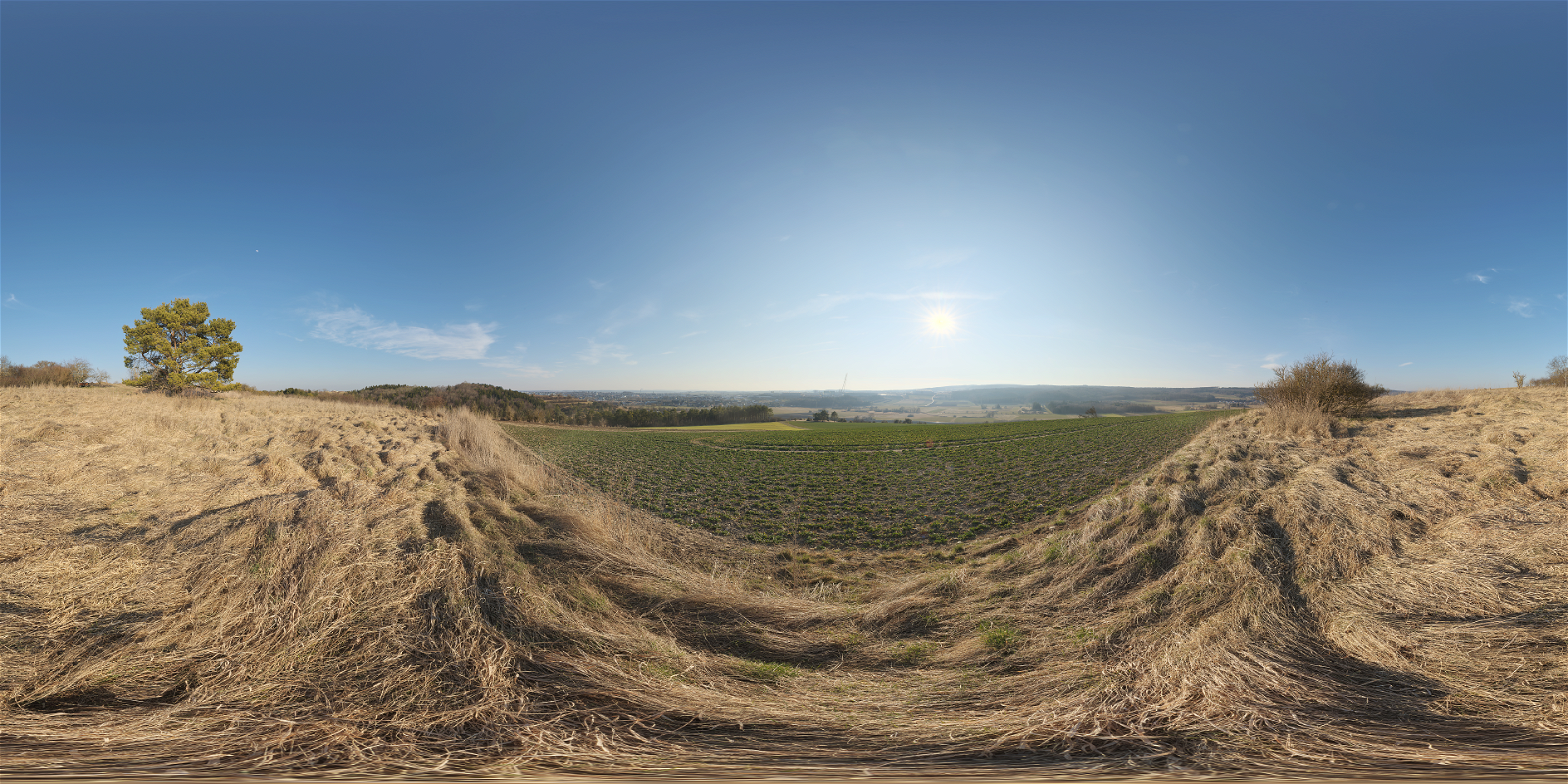 HDRI – Ehingen Hillside 02 – outdoor - thumbnail 1