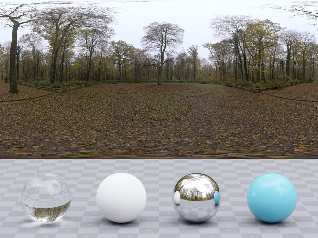 HDRI – Eilenriede Labyrinth – nature - thumbnail 3