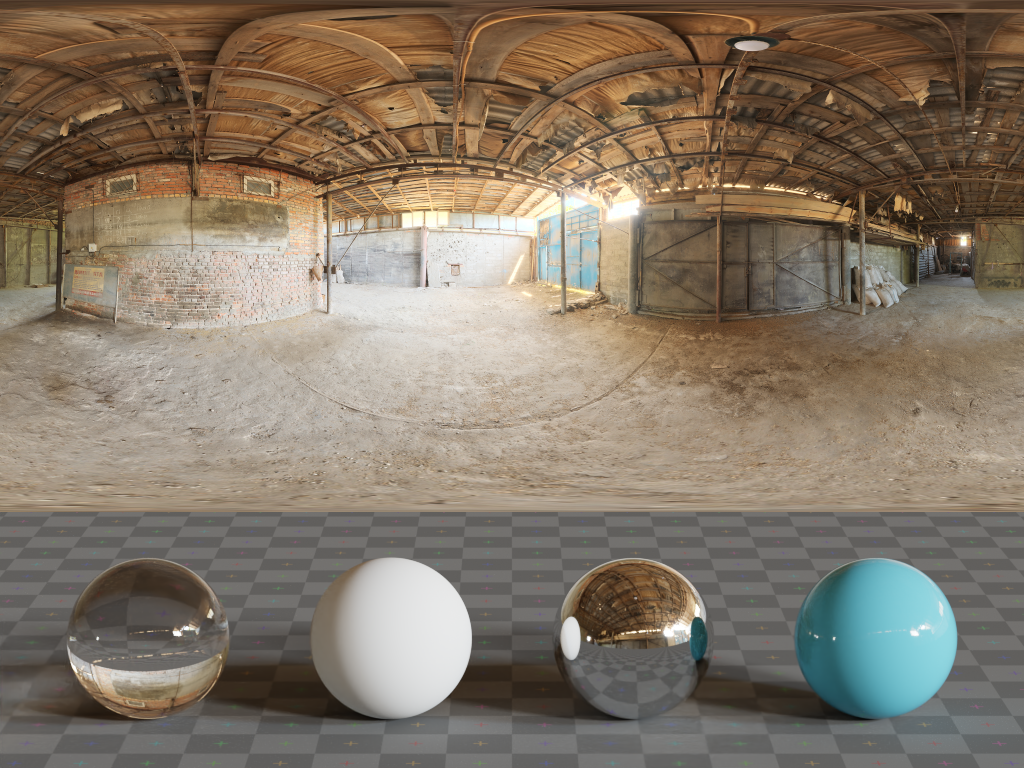 HDRI – Empty Workshop – indoor - thumbnail 3