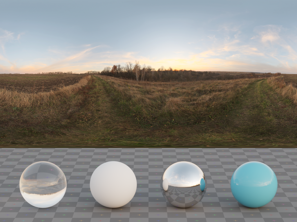 HDRI – Evening Field – natural light - thumbnail 3