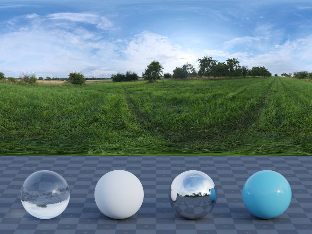 HDRI – Evening Meadow – nature - thumbnail 3