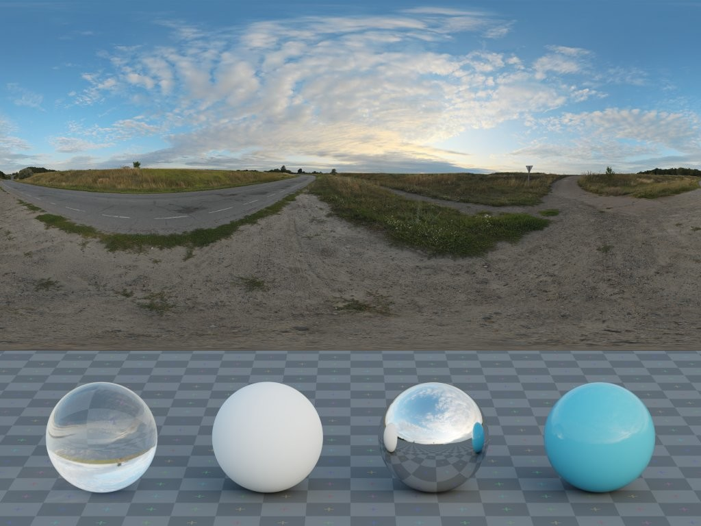 HDRI – Evening Road 01 – skies - thumbnail 3