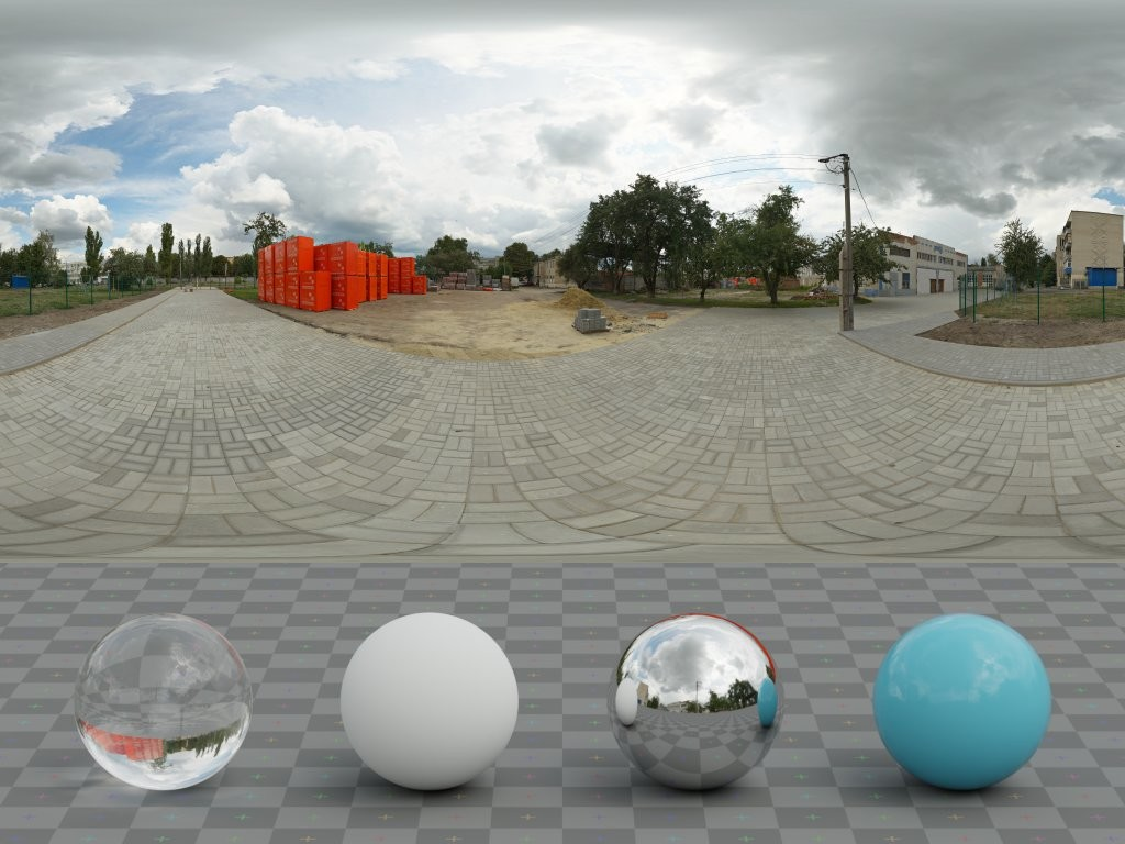 HDRI – Factory Yard – urban - thumbnail 3