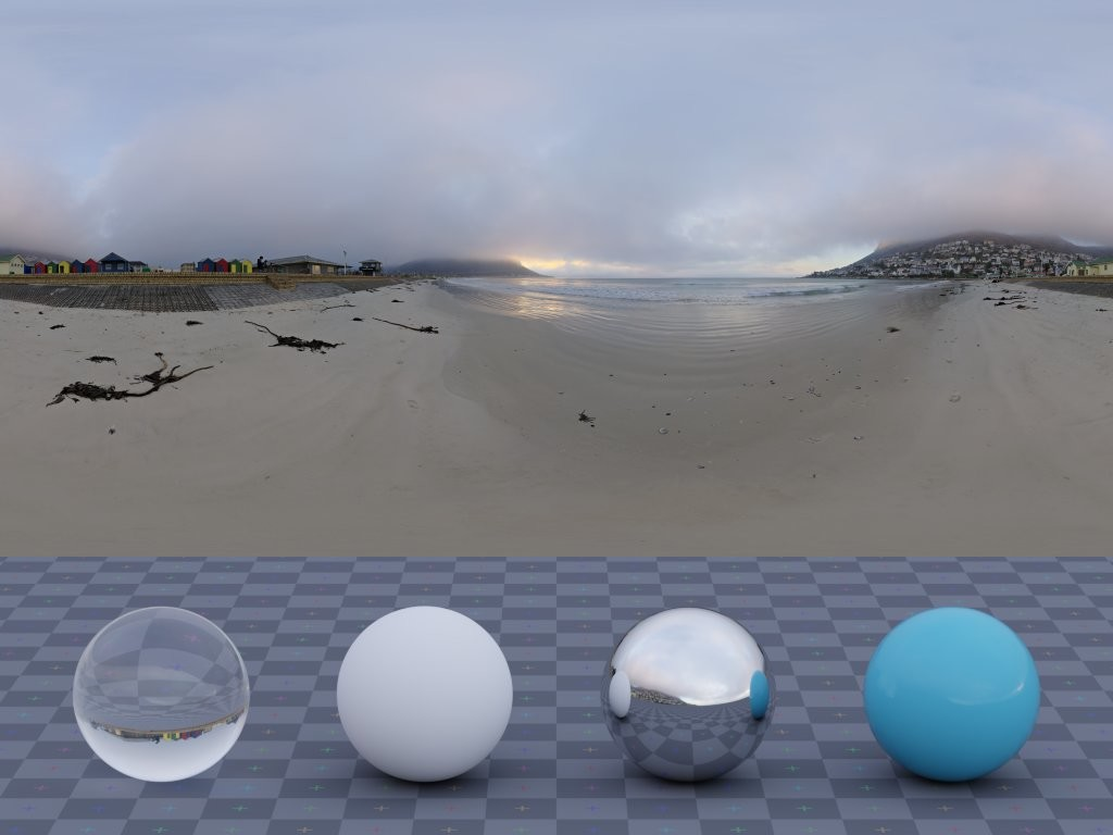 HDRI – Fish Hoek Beach – skies - thumbnail 3