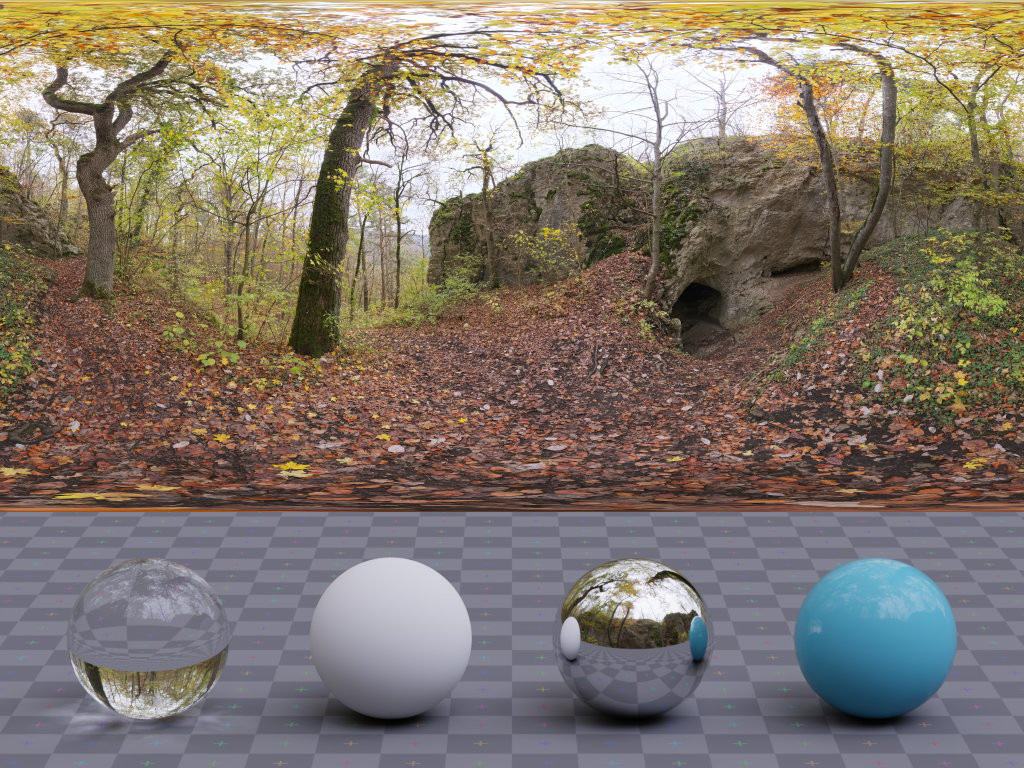 HDRI – Forest Cave – nature - thumbnail 3