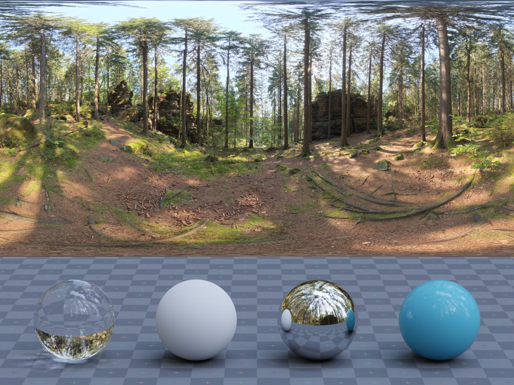 HDRI – Forest Slope – nature - thumbnail 3