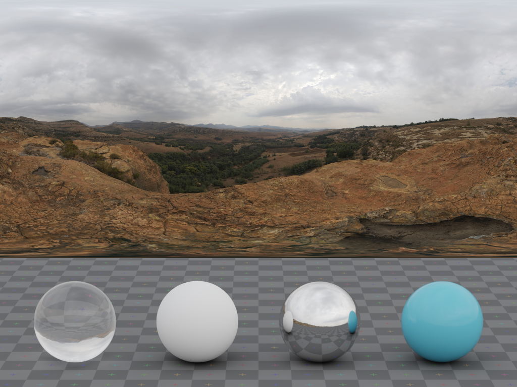 HDRI – Fouriesburg Mountain Cloudy – outdoor - thumbnail 3