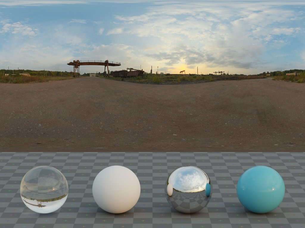 HDRI – Freight Station – skies - thumbnail 3