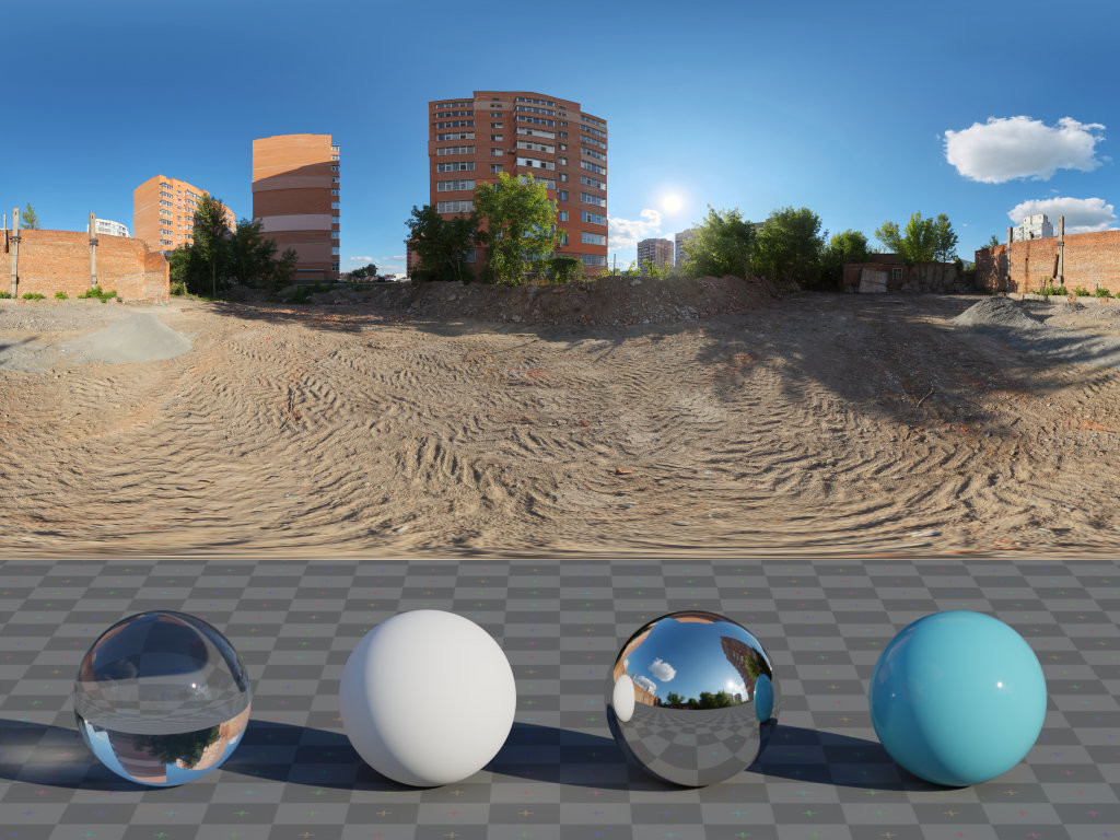 HDRI – Future Parking – urban - thumbnail 3