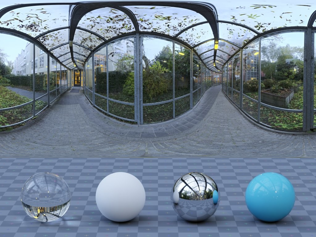 HDRI – Glass Passage – nature - thumbnail 3