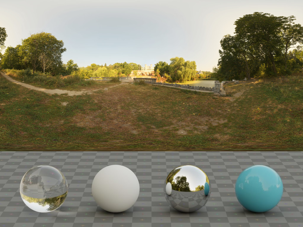 HDRI – Gothic Manor 01 – outdoor - thumbnail 3