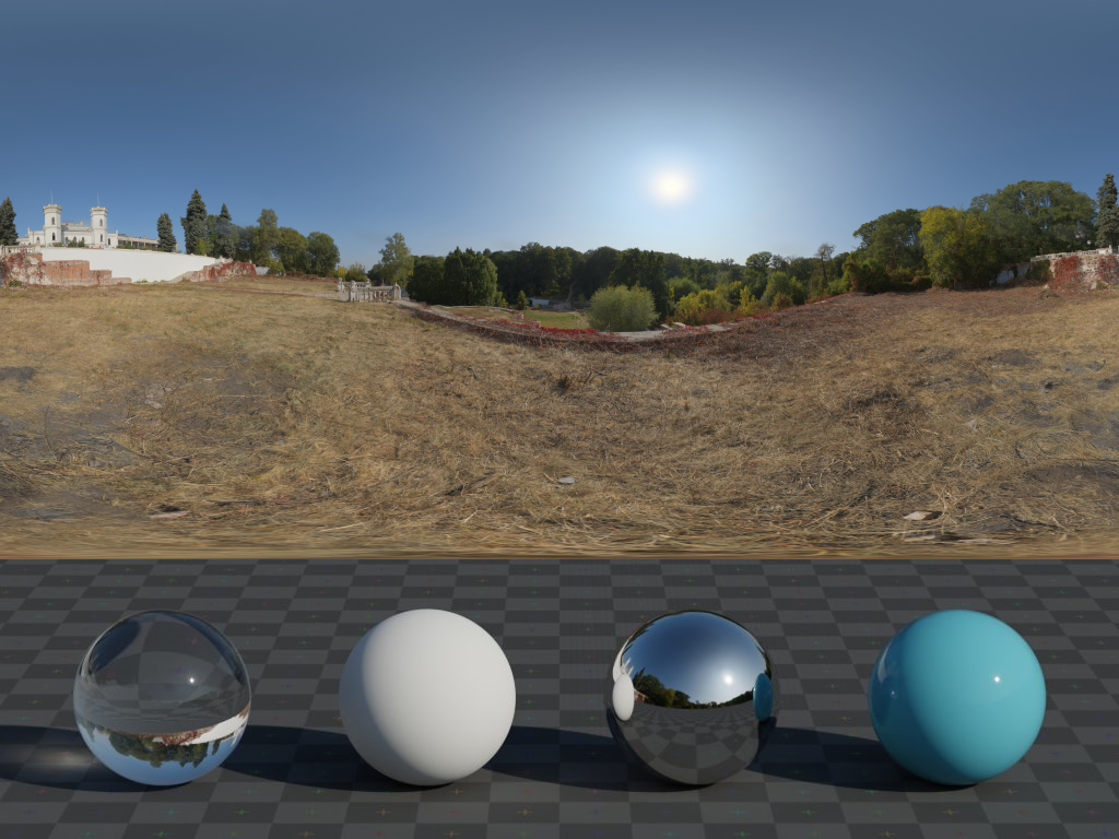 HDRI – Gothic Manor 02 – outdoor - thumbnail 3