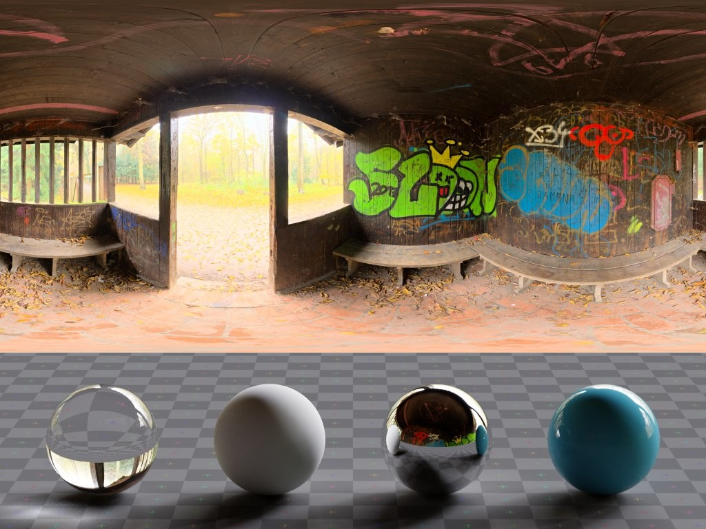 HDRI – Graffiti Shelter – urban - thumbnail 3