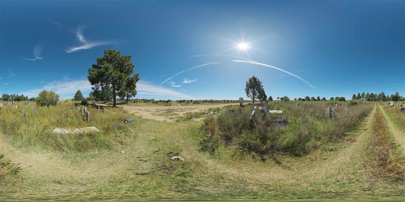 HDRI – Graveyard Pathways – natural light - thumbnail 1