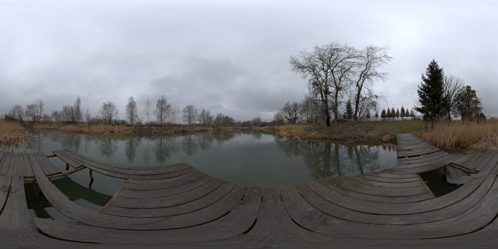 HDRI – Gray Pier – nature - thumbnail 1