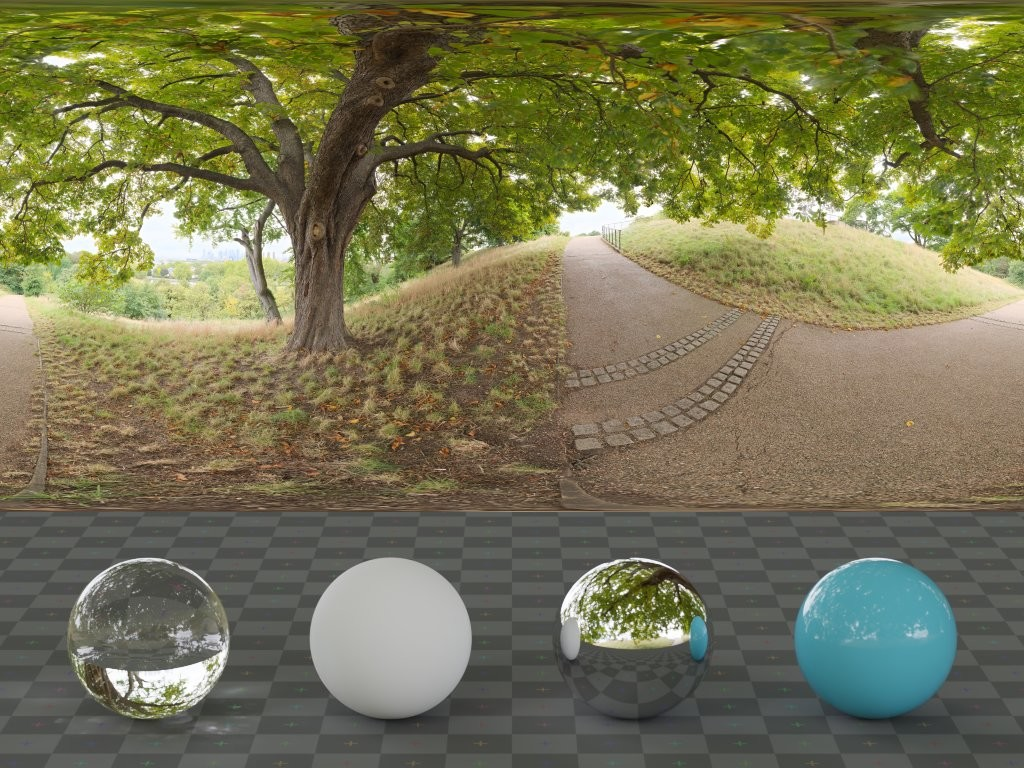 HDRI – Greenwich Park 02 – nature - thumbnail 3