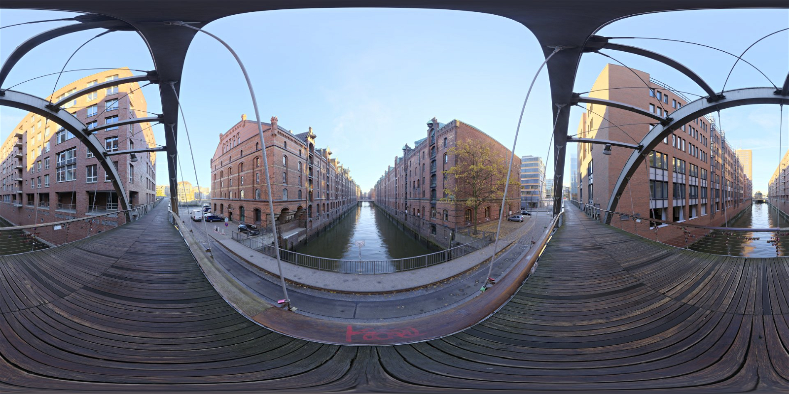 HDRI – Hamburg Canal – urban - thumbnail 1