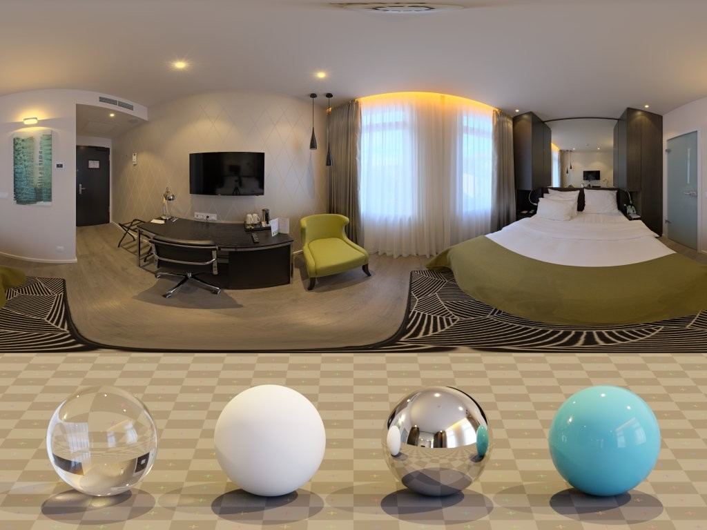 HDRI – Hotel Room – urban - thumbnail 3