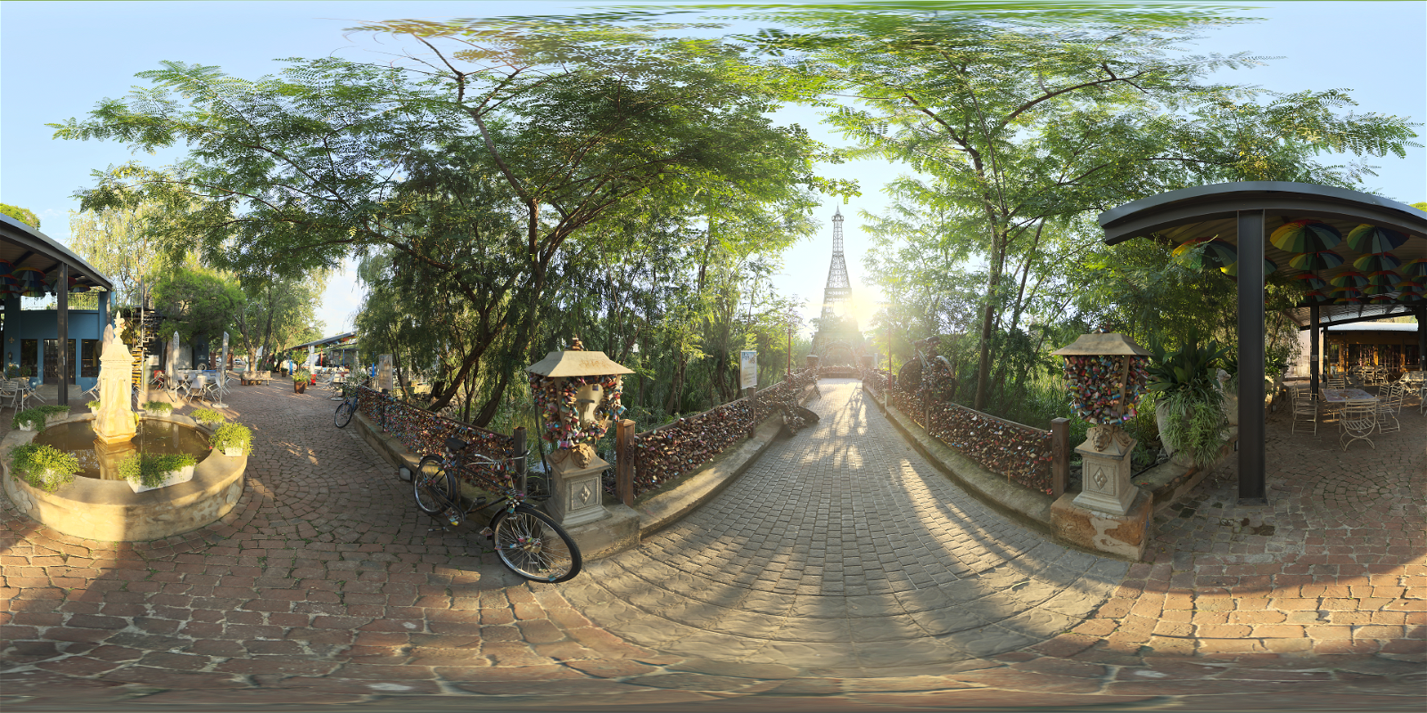 HDRI – Little Paris Eiffel Tower – nature - thumbnail 1