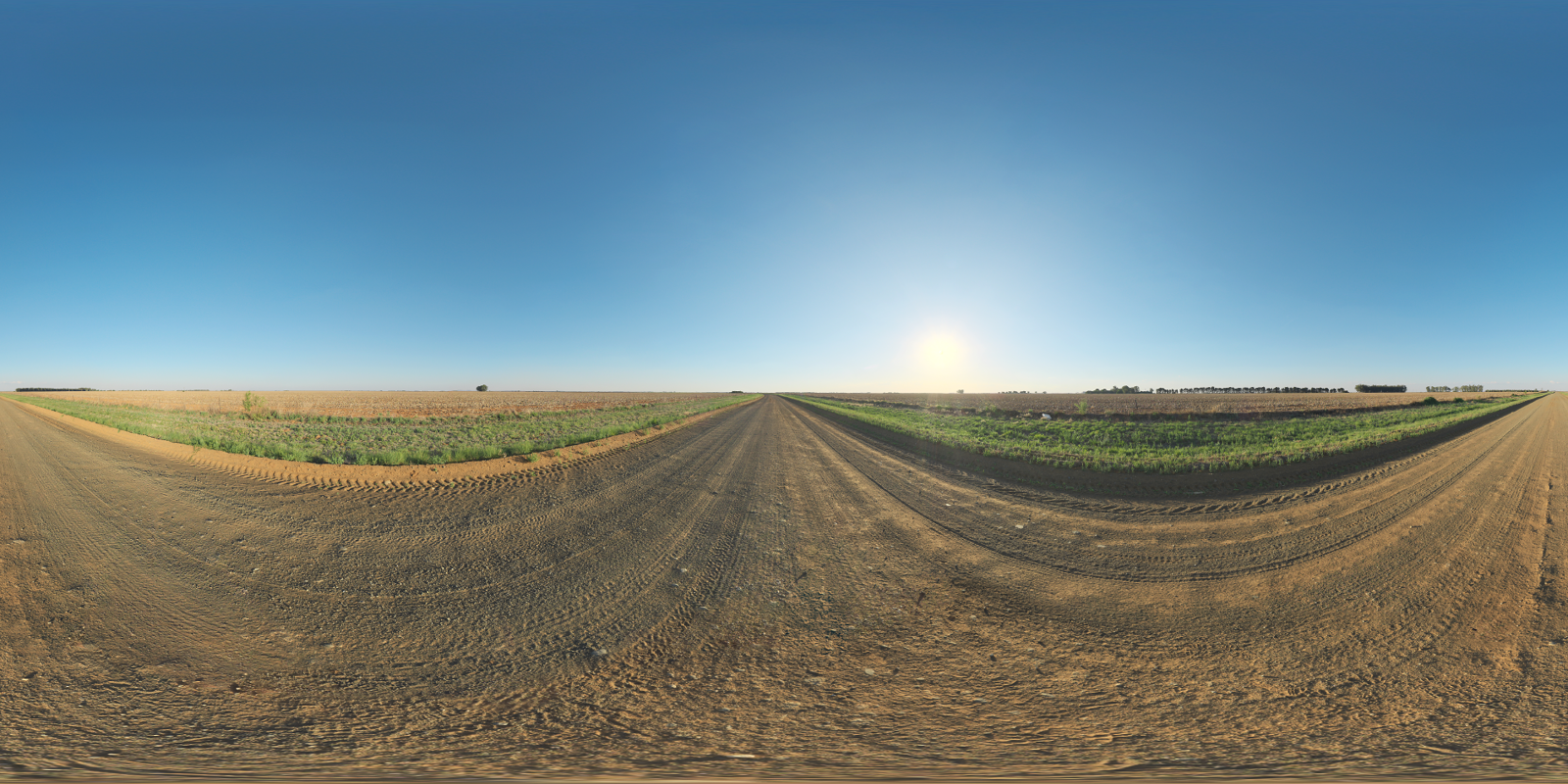 HDRI – Lonely Road Afternoon – natural light - thumbnail 1