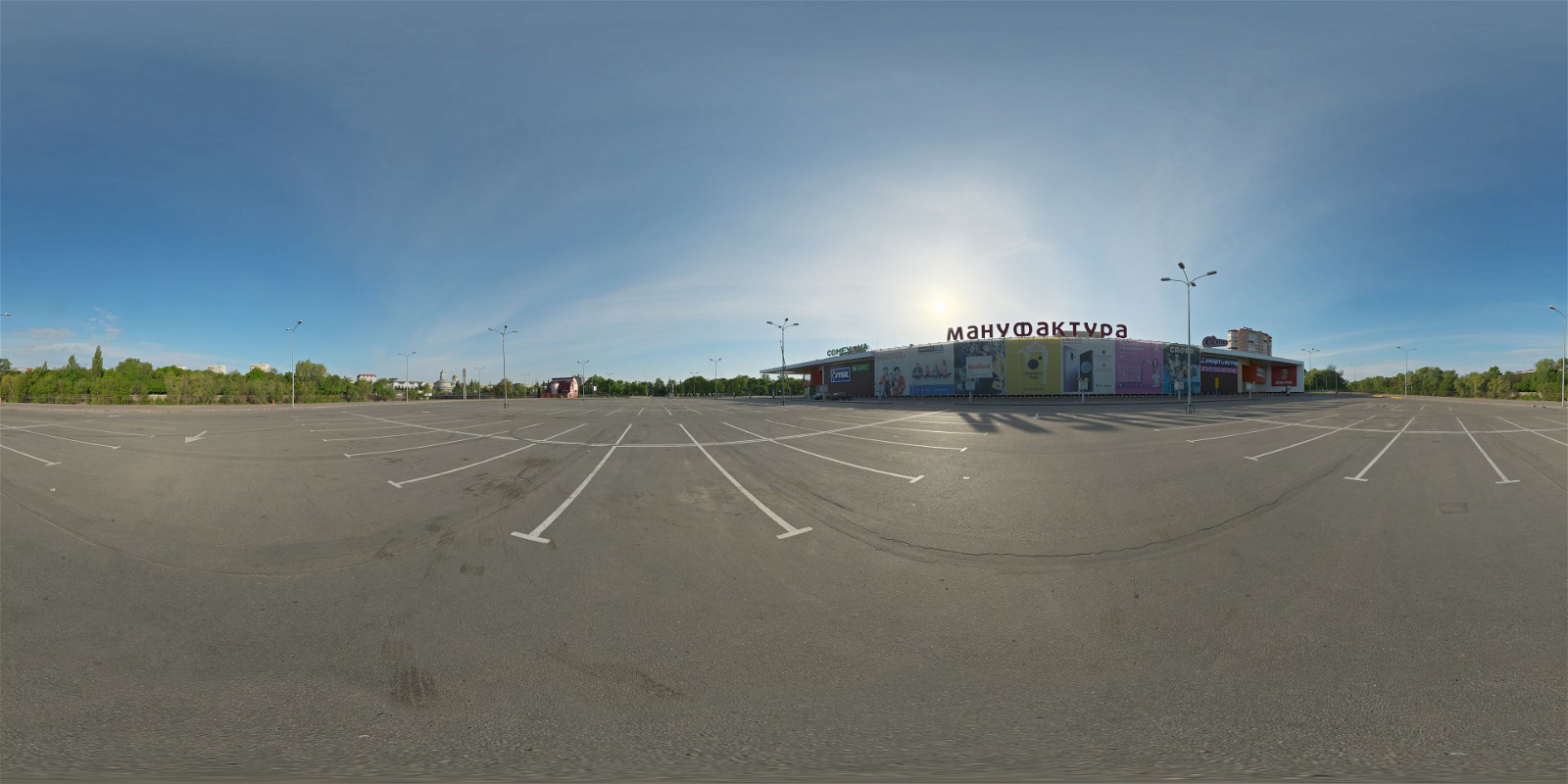 HDRI – Mall Parking Lot – urban - thumbnail 1