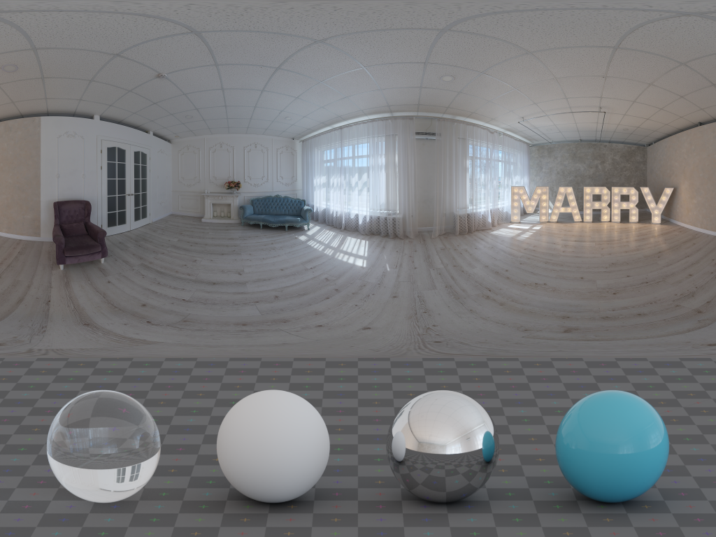 HDRI – Marry Hall – indoor - thumbnail 3