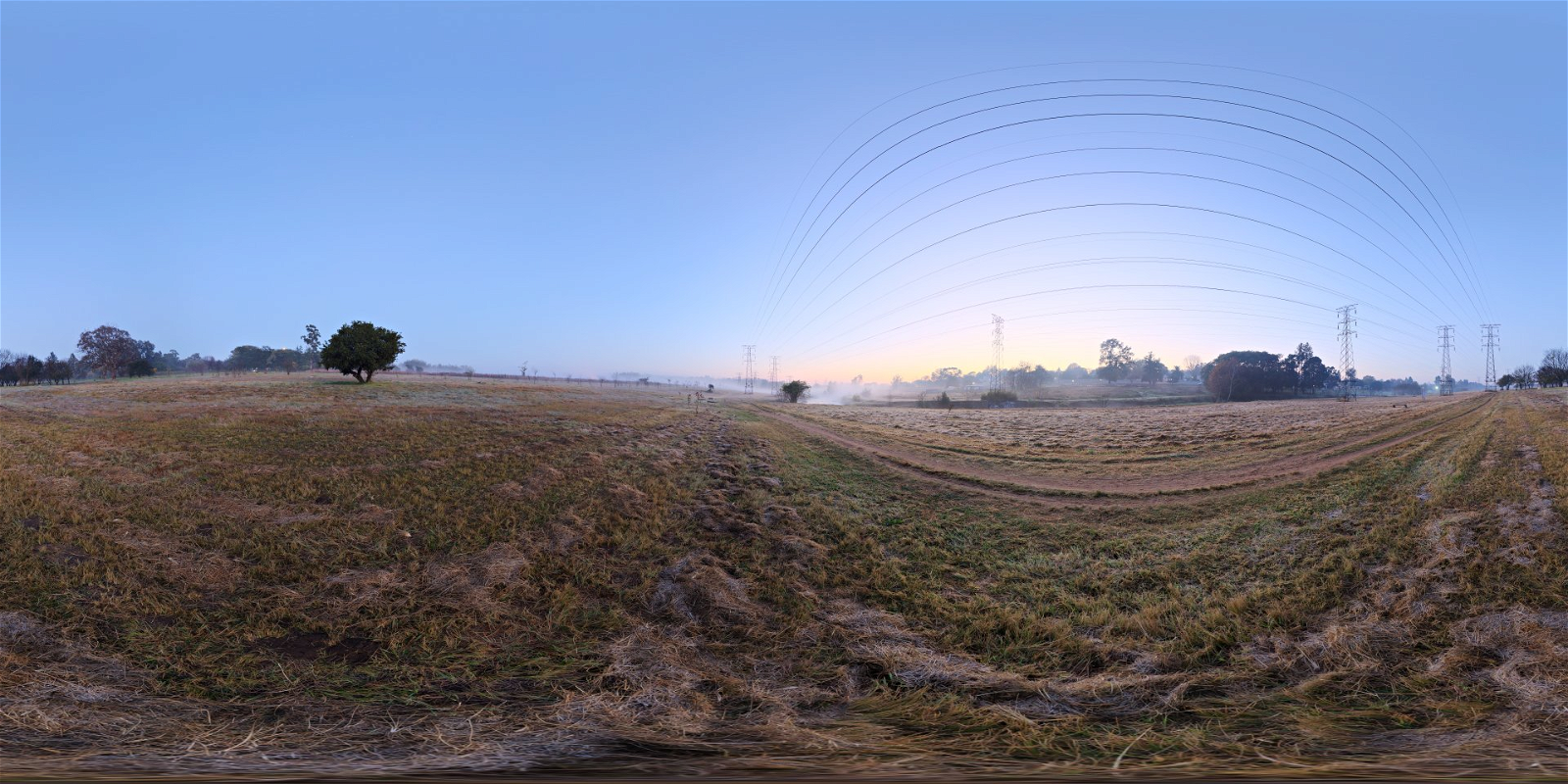 HDRI – Misty Dawn – nature - thumbnail 1