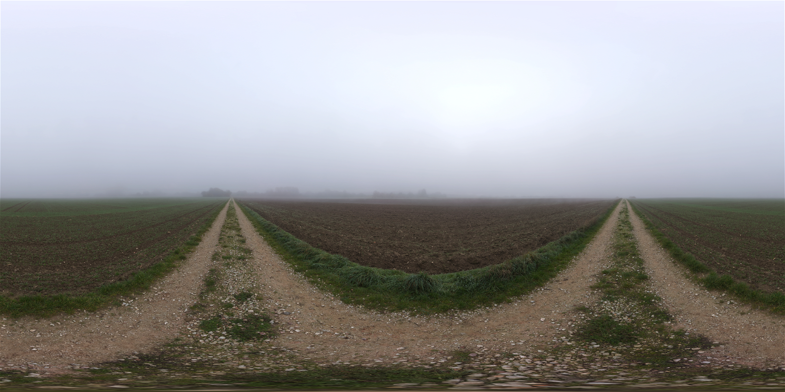 HDRI – Misty Farm Road – outdoor - thumbnail 1