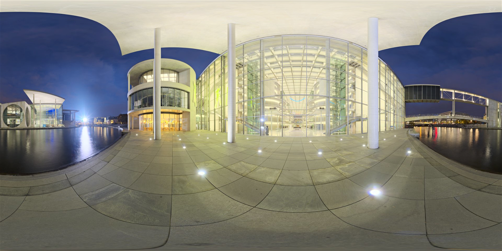 HDRI – Modern Buildings Night – urban - thumbnail 1