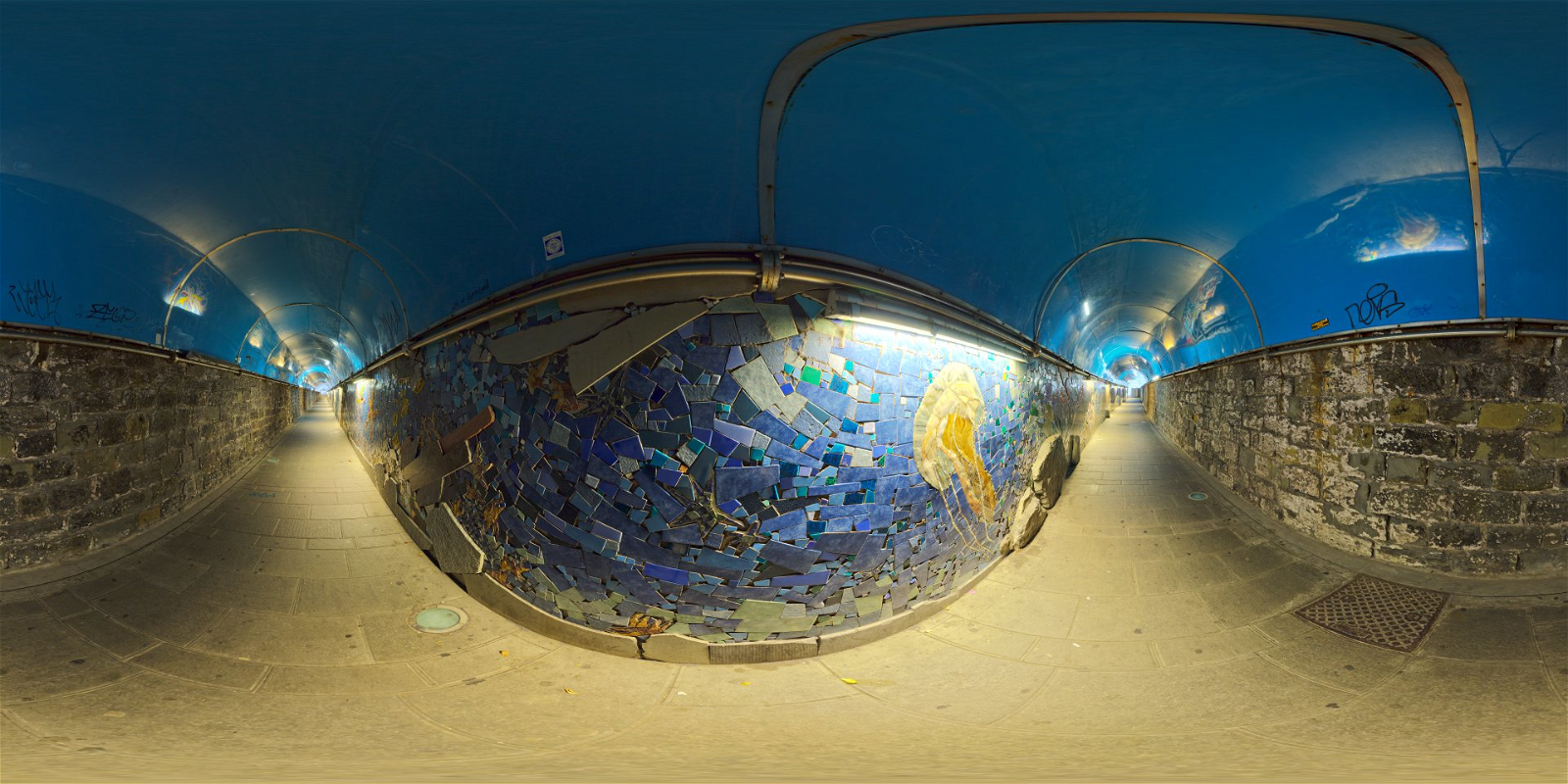 HDRI – Mosaic Tunnel – urban - thumbnail 1