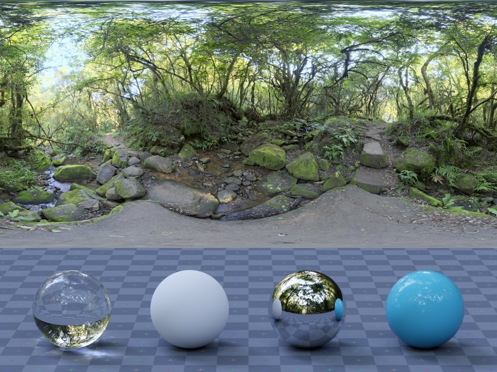 HDRI – Mossy Forest – nature - thumbnail 3