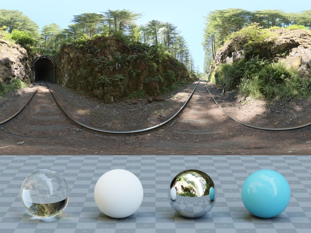 HDRI – Moulton Station Train Tunnel West – nature - thumbnail 3