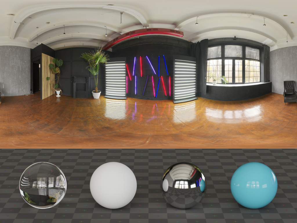 HDRI – Neon Photostudio – indoor - thumbnail 3