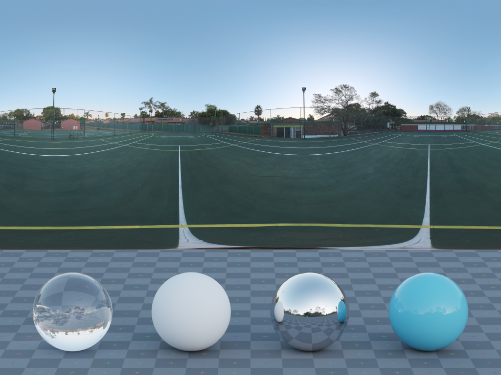 HDRI – Netball Court – natural light - thumbnail 3