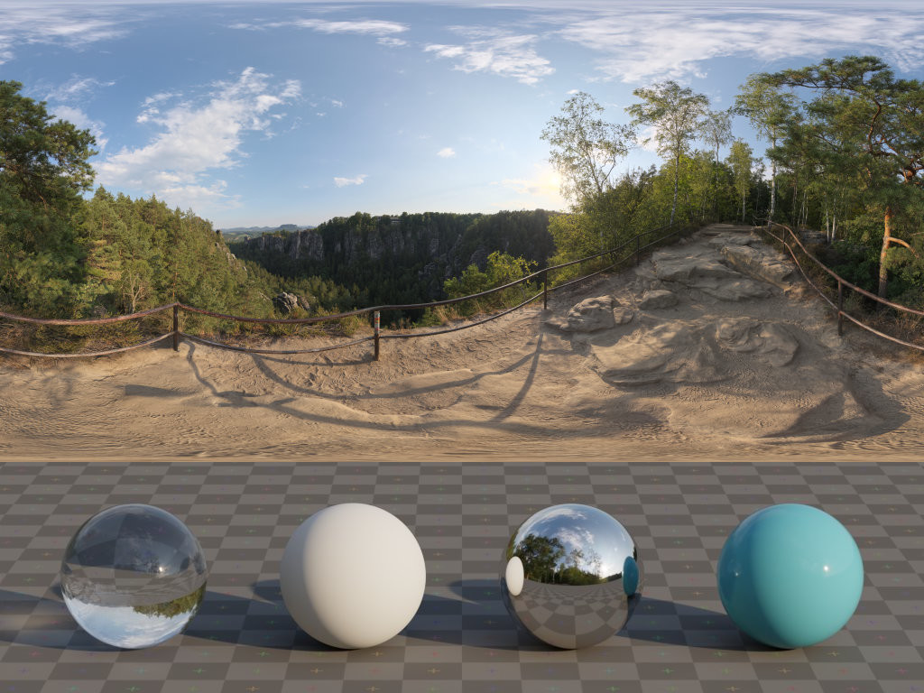 HDRI – Neurathen Rock Castle – nature - thumbnail 3