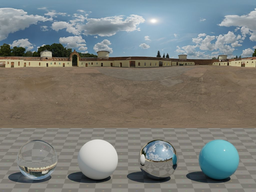 HDRI – Old Outdoor Theater – skies - thumbnail 3