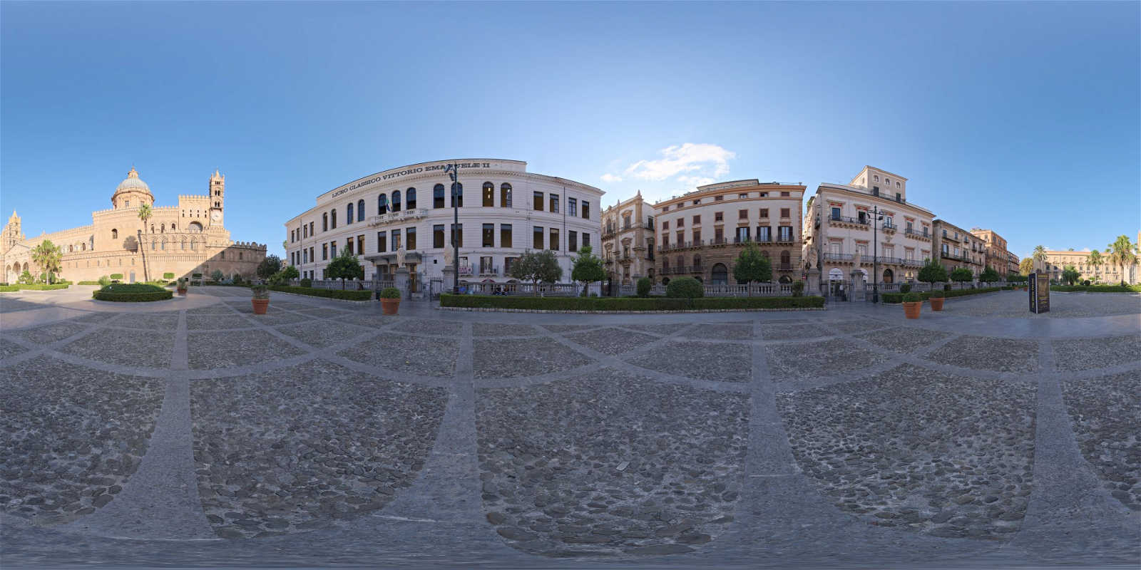 HDRI – Palermo Square – urban - thumbnail 1