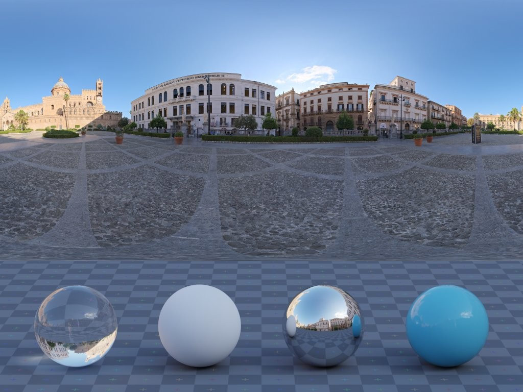 HDRI – Palermo Square – urban - thumbnail 3