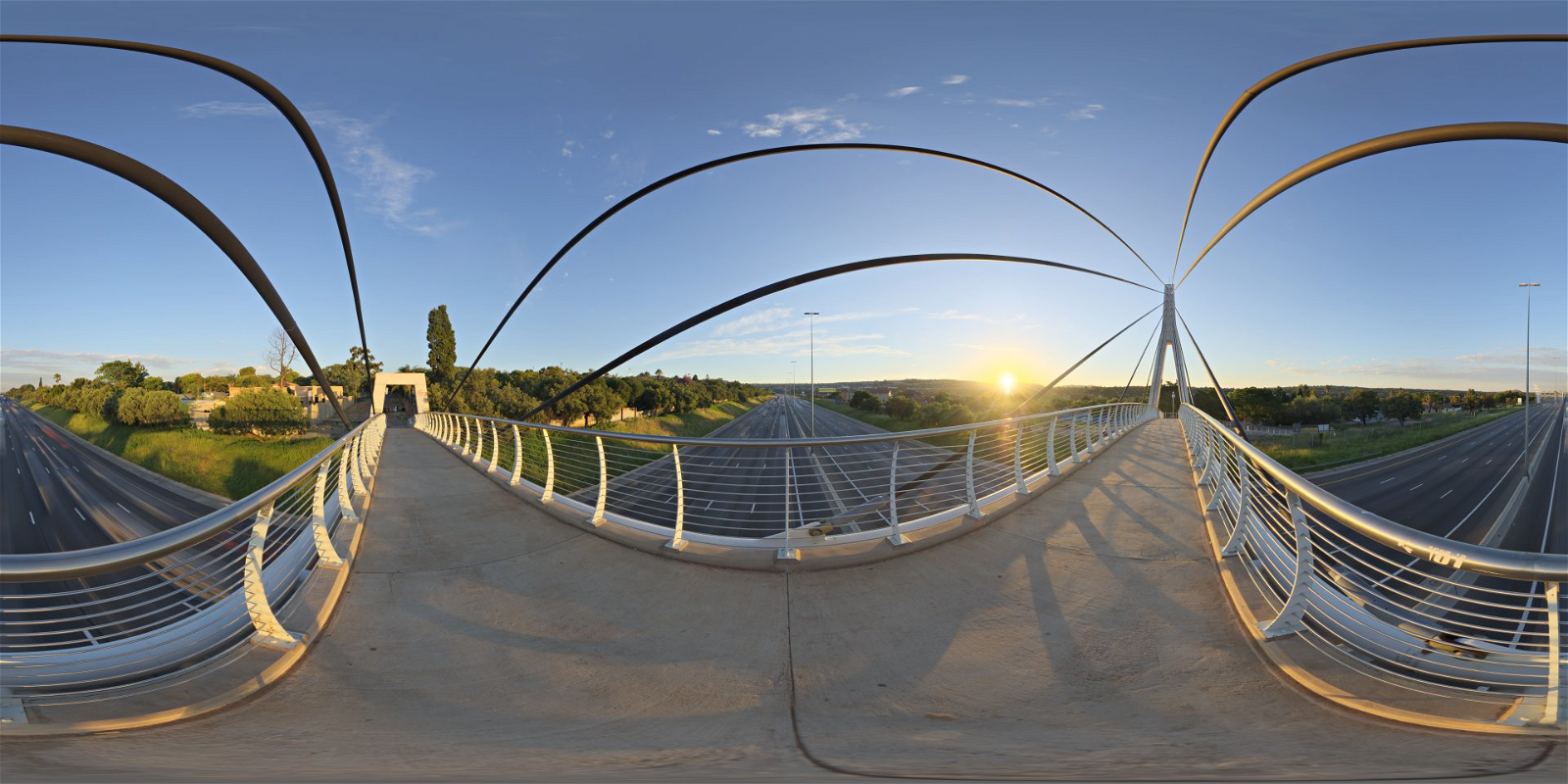 HDRI – Pedestrian Overpass – urban - thumbnail 1