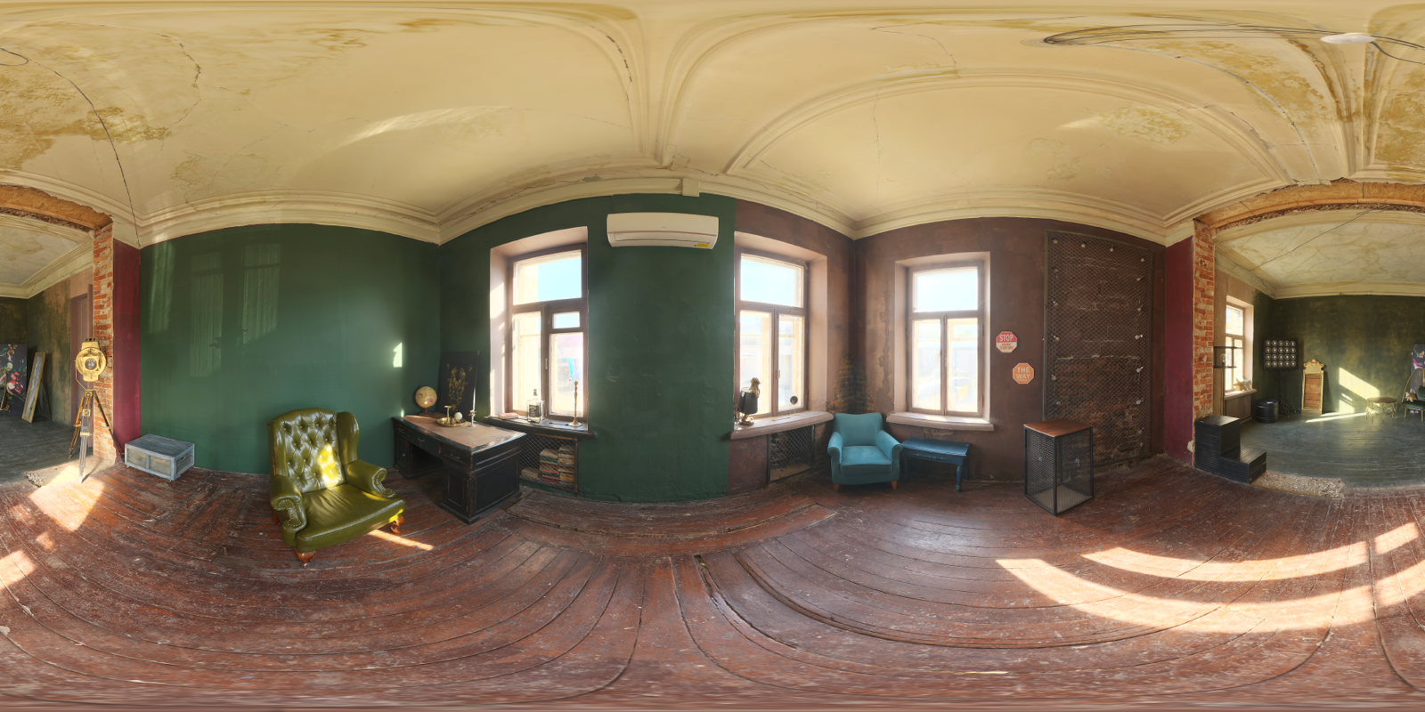 HDRI – Photo Studio Loft Hall – medium contrast - thumbnail 1