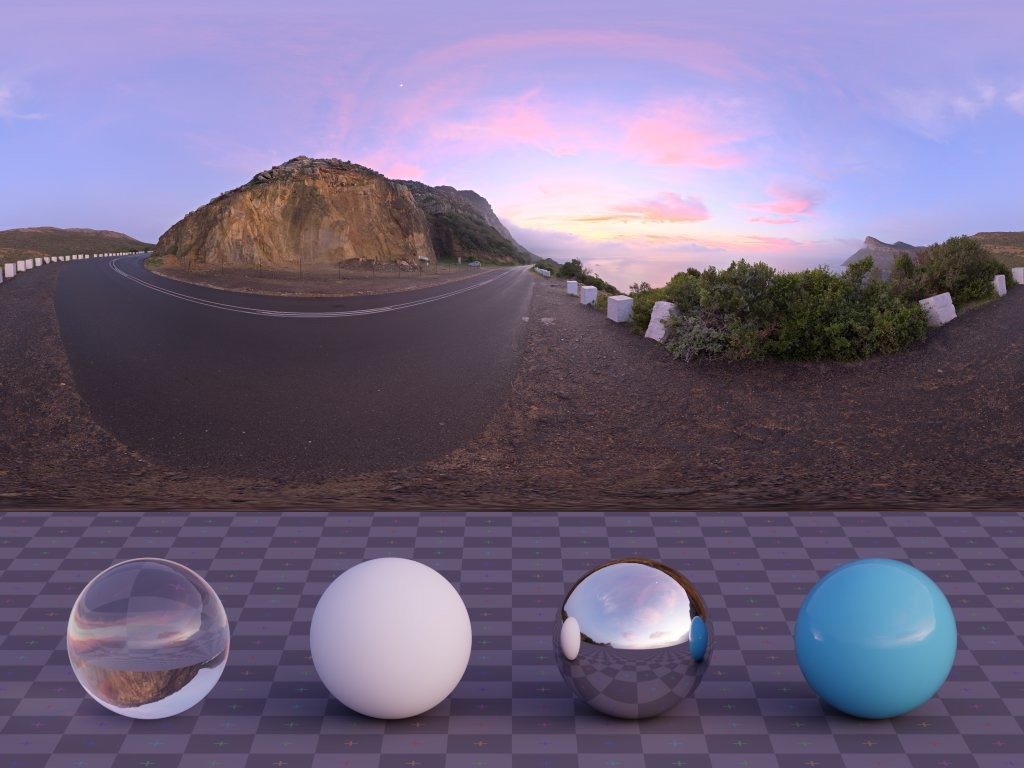 HDRI – Pink Sunrise – nature - thumbnail 3