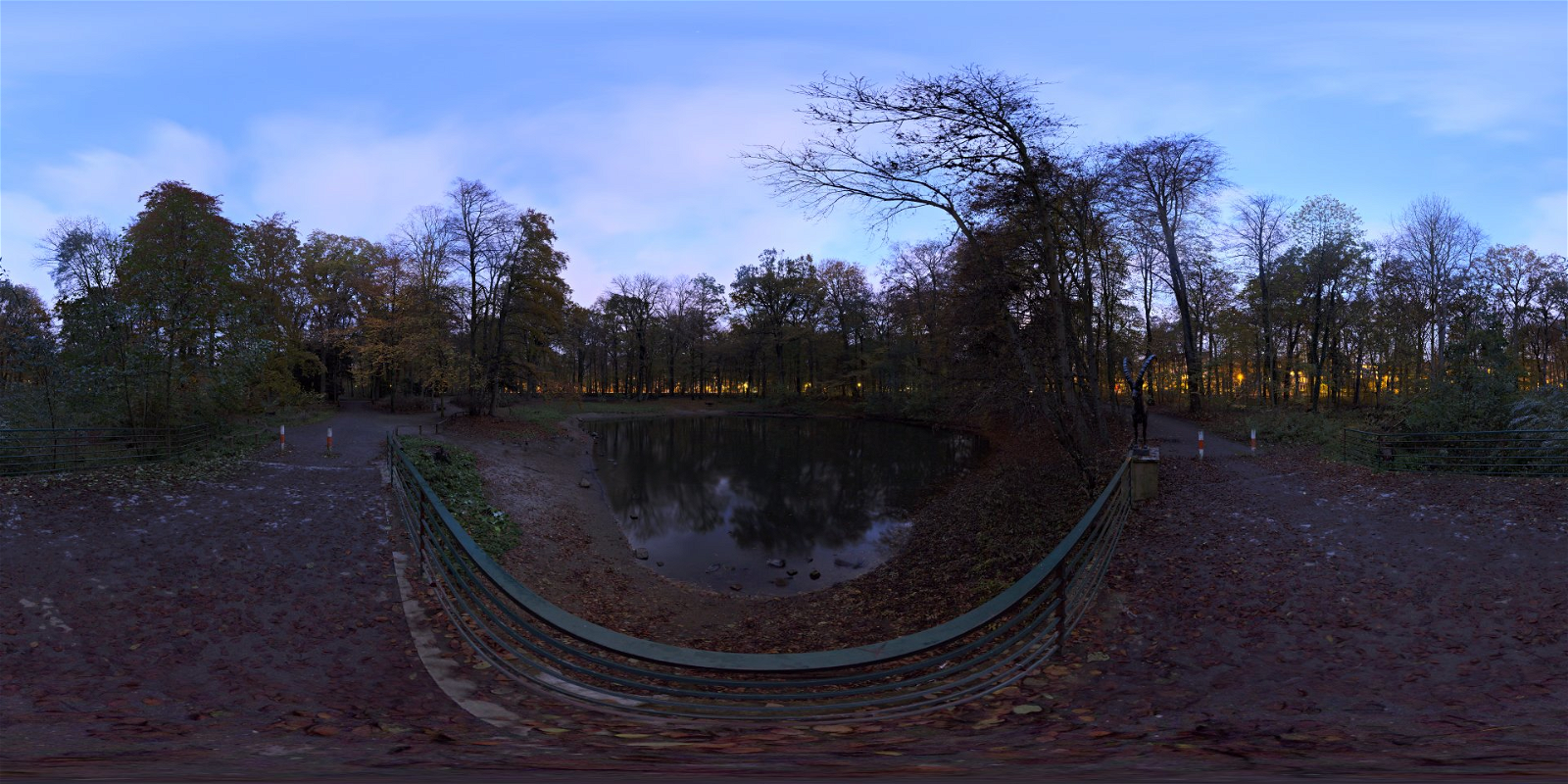 HDRI – Pond Bridge Night – nature - thumbnail 1