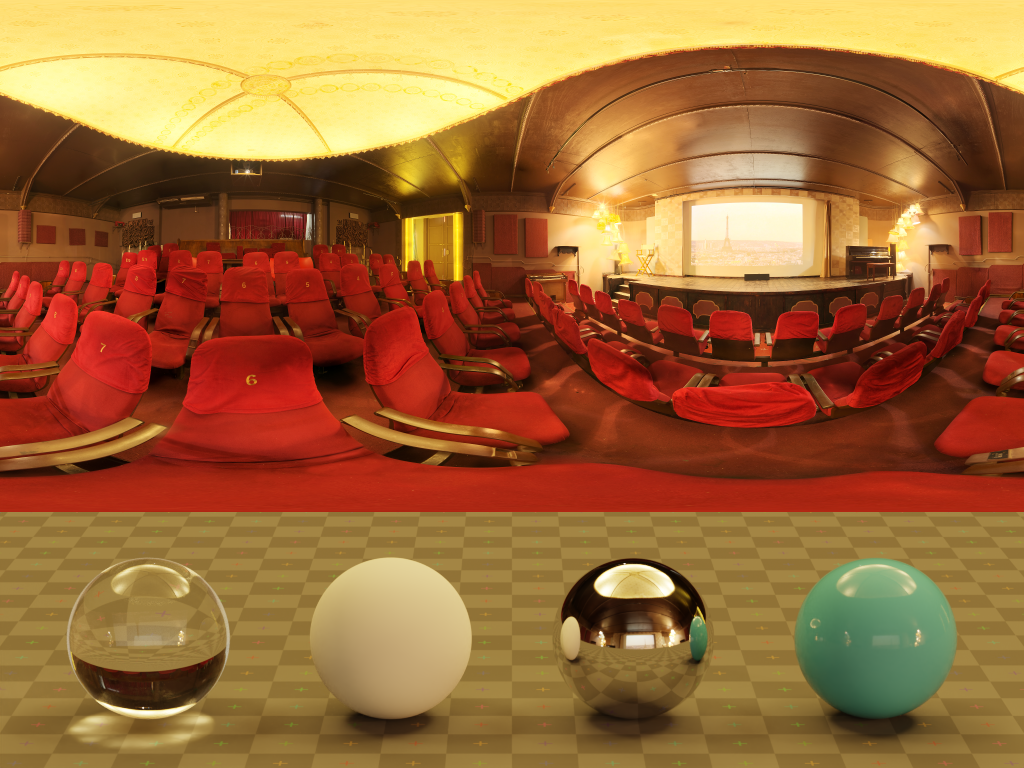 HDRI – Pretville Cinema – artificial light - thumbnail 3