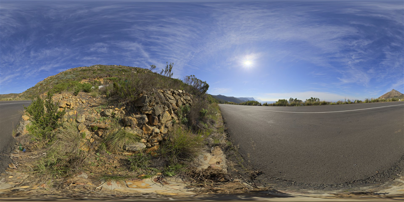 HDRI – Red Hill Straight – nature - thumbnail 1