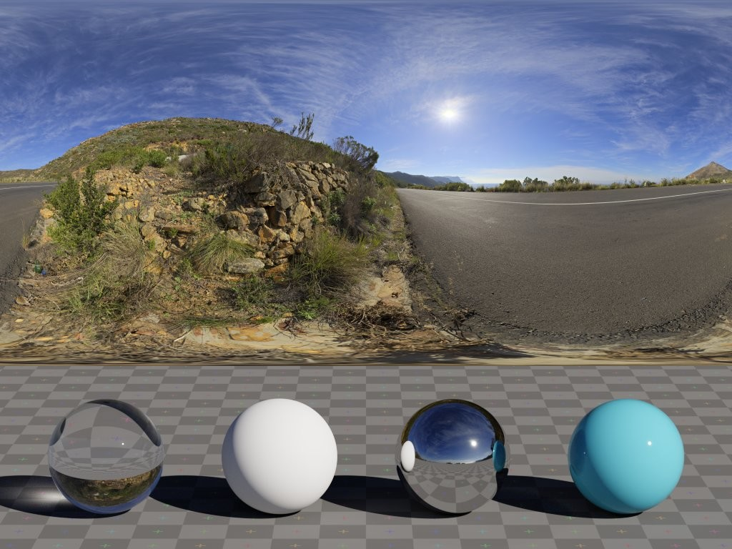 HDRI – Red Hill Straight – nature - thumbnail 3