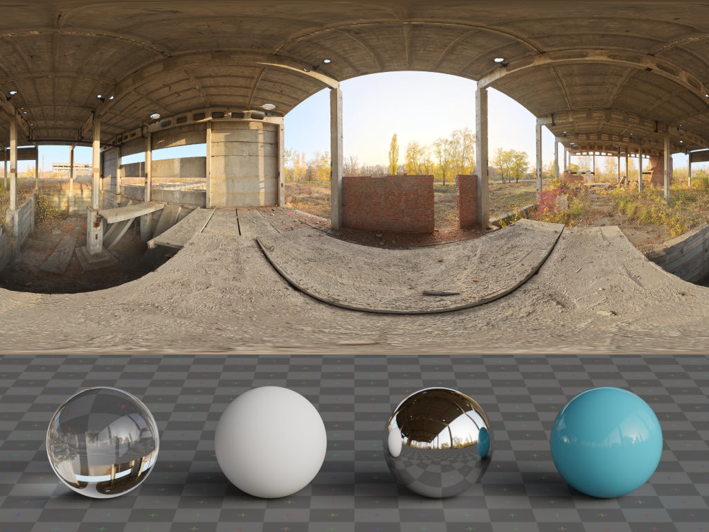 HDRI – Reinforced Concrete 01 – indoor - thumbnail 3