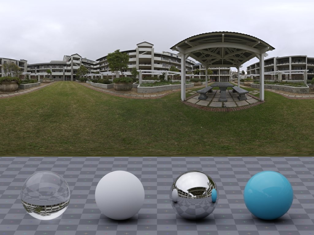 HDRI – Residential Garden – urban - thumbnail 3