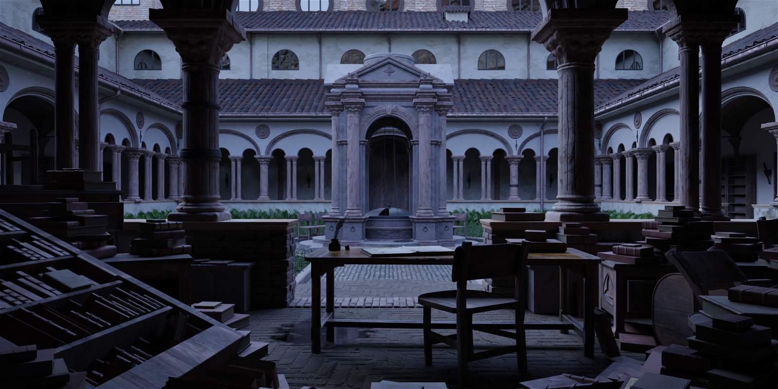 HDRI – Roofless Ruins – urban - thumbnail 2