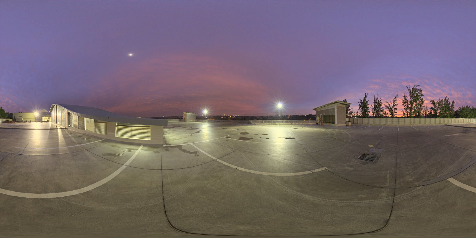 HDRI – Rooftop Night – skies - thumbnail 1